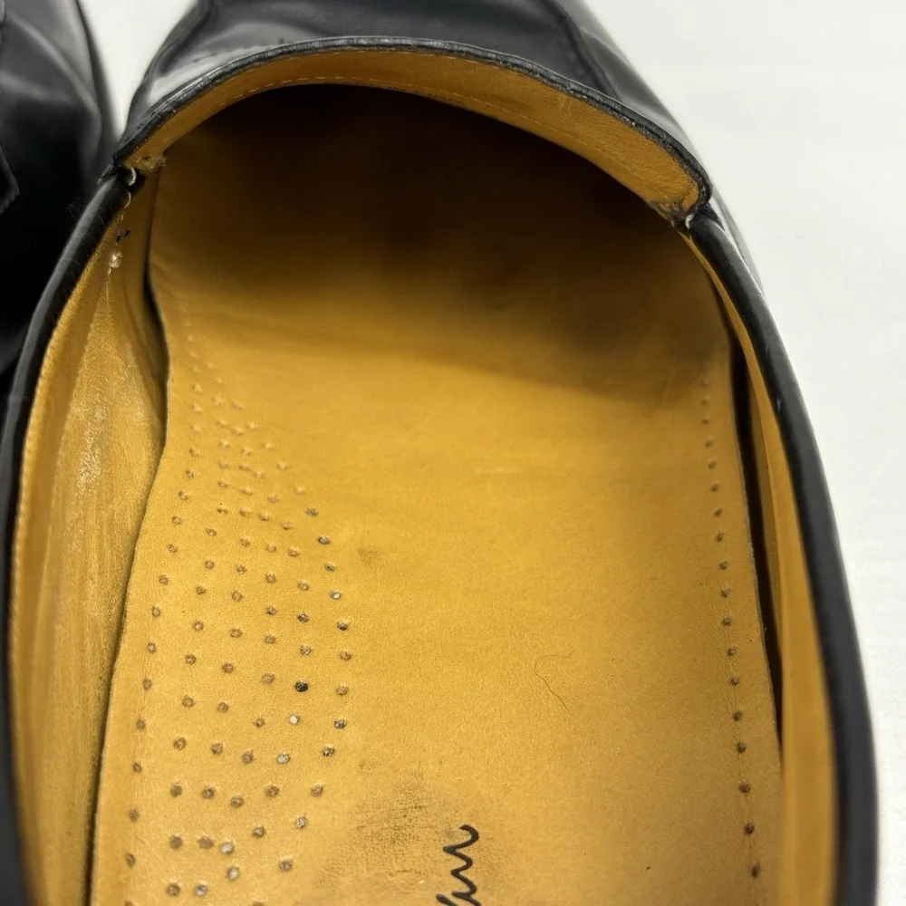 COLE HAAN/NIKEAIR Penny Loafers 10M Black Leather Goodyear Welted EUC Preppy